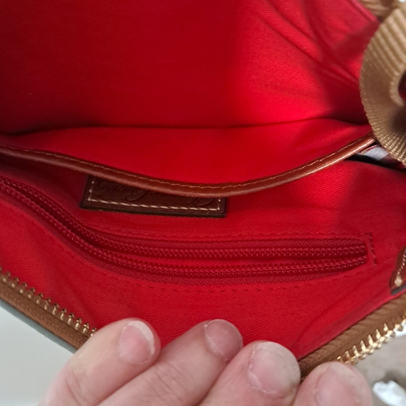 Dooney & Bourke. Blue crossbody bag. - Picture 8 of 11